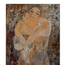 Mẹ bồng con 15
