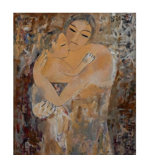 Mẹ bồng con 15